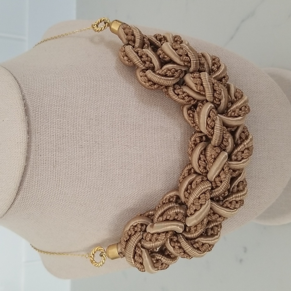 Braided Gold/Bronze Necklace